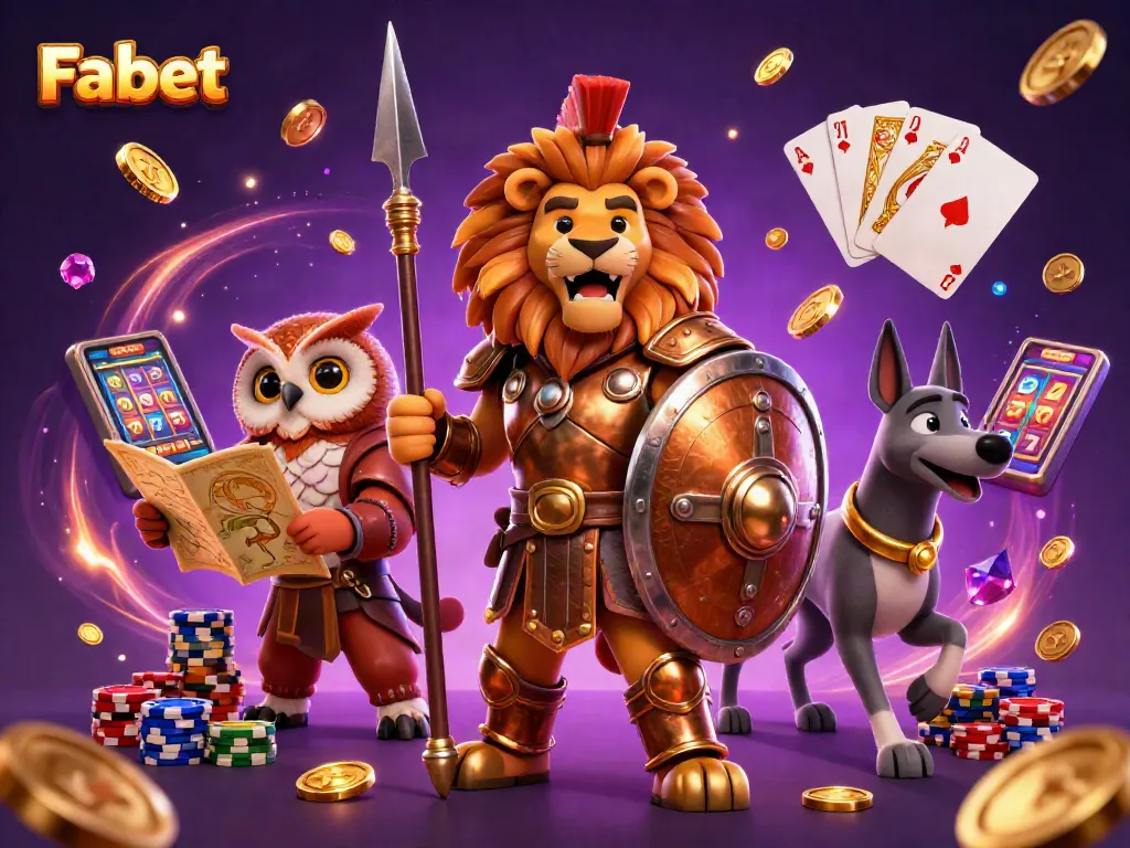 Experience the thrill of Fa bet with a vibrant 3D illustration showcasing game elements and strategy.