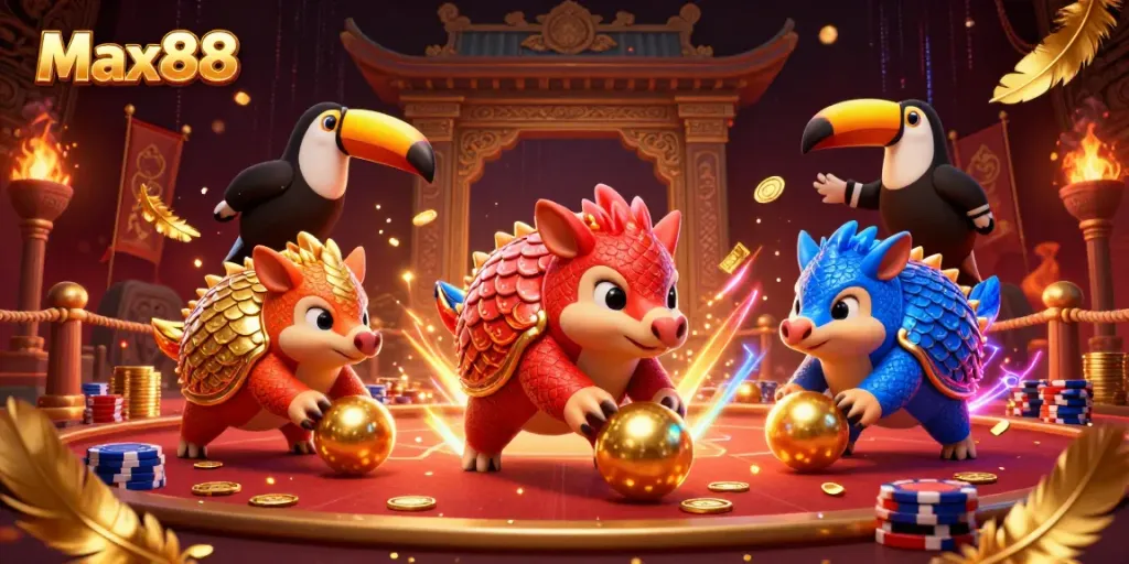 Experience thrilling Max88 gaming with quirky pangolins and high-stakes action.