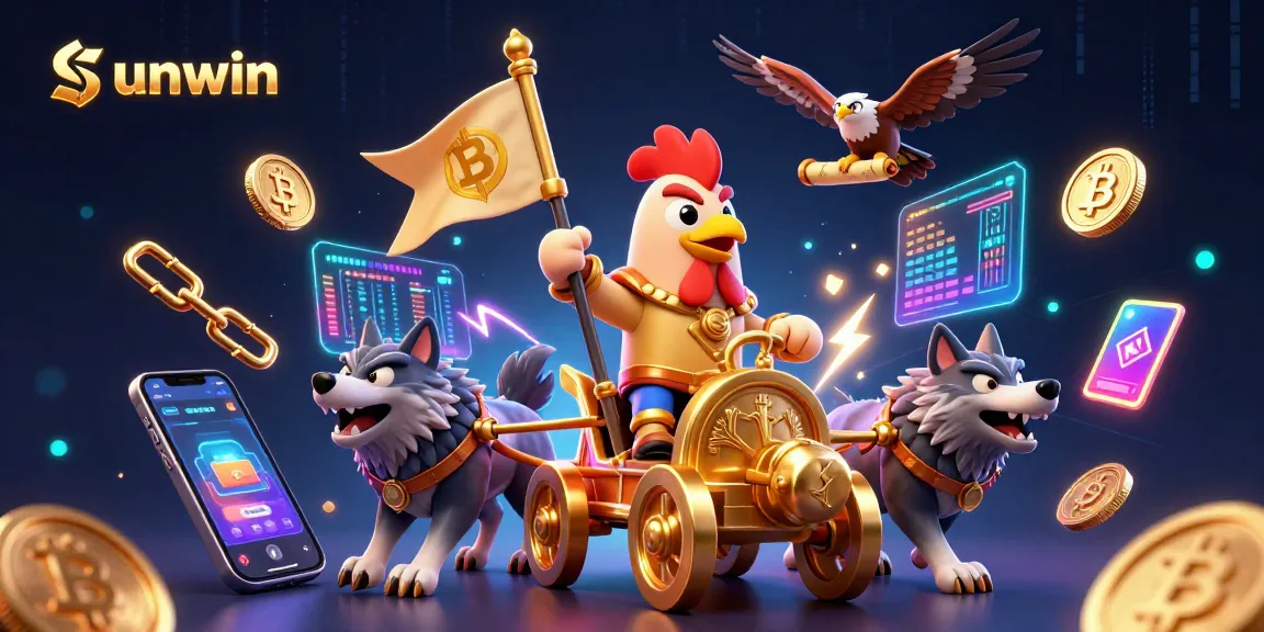 Experience thrilling gameplay with Sunwin in this vibrant, dynamic casino illustration.